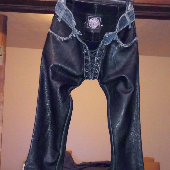 パンツ AGATHA BLOIS Agatha Blois/NYC Custom Leather Stage Pants